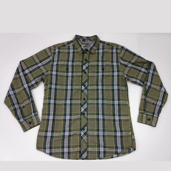 🔥🔥 Eddie Bauer Mens Medium Outdoor Button up - Picture 8 of 8